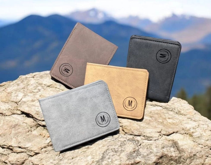 Vertical Bifold M logo  Wallet