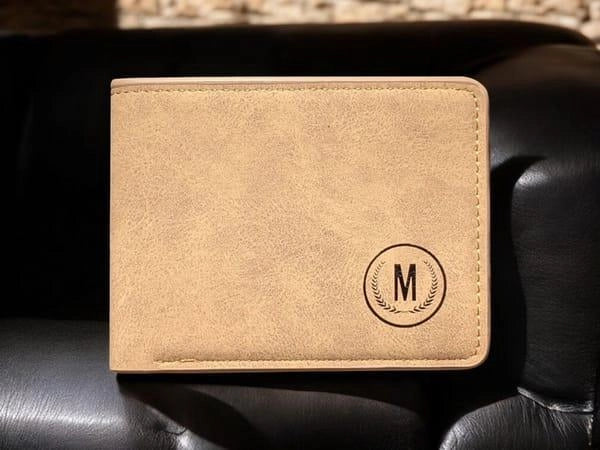 Vertical Bifold M logo  Wallet