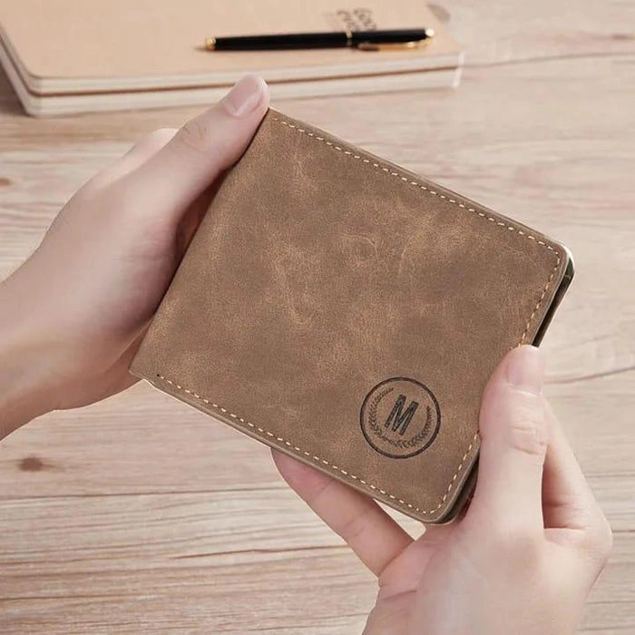 Vertical Bifold M logo  Wallet