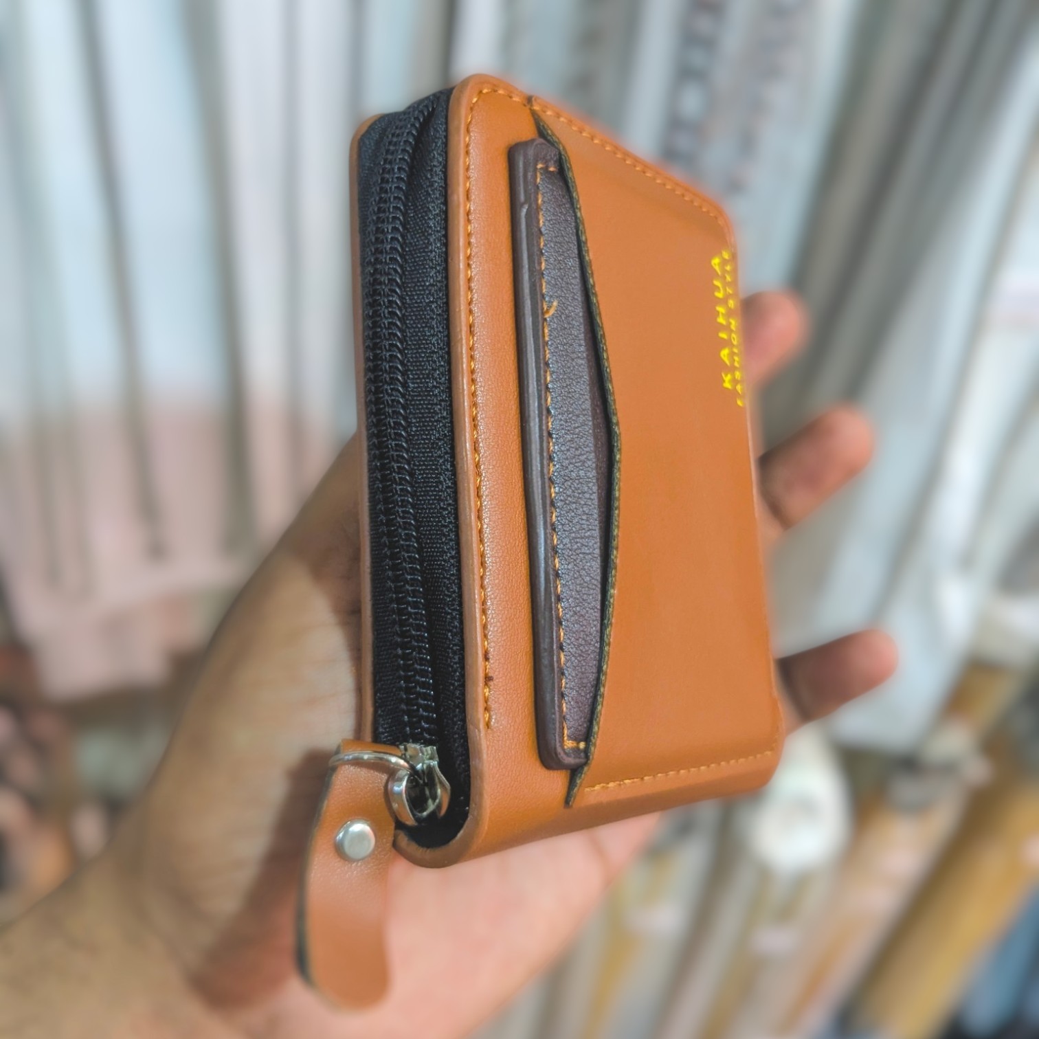 PXL_20260624_063307399 Kaihua Bifold Zip Wallet (Card Version) - Image 8
